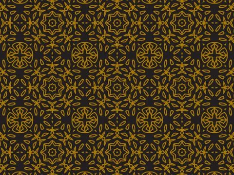 Pattern Gold Stock Illustration