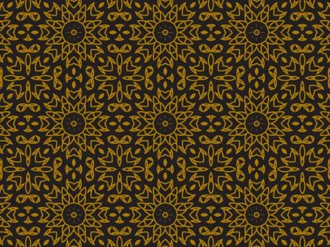 Pattern Gold Stock Illustration