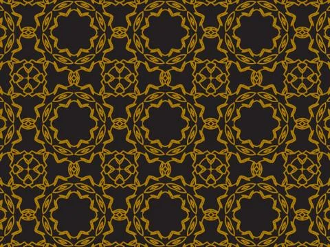 Pattern Gold Stock Illustration