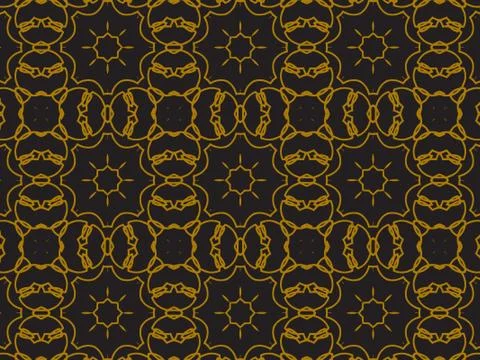 Pattern Gold Stock Illustration