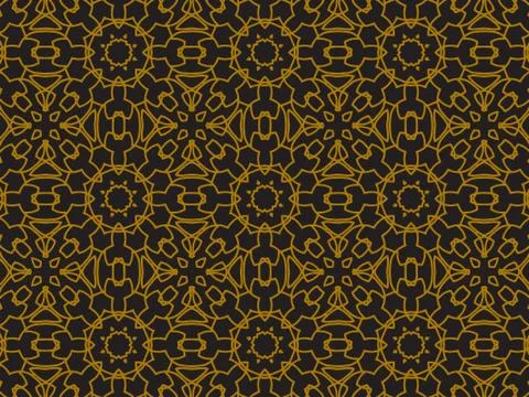 Pattern Gold Stock Illustration