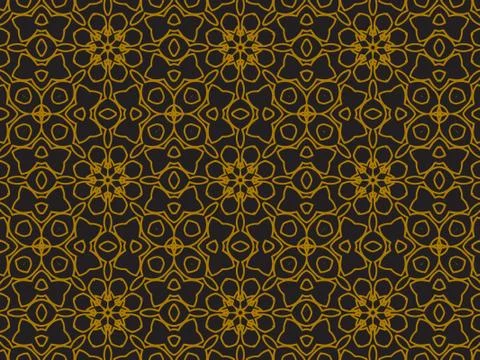 Pattern Gold Stock Illustration