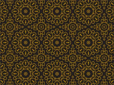 Pattern Gold Stock Illustration