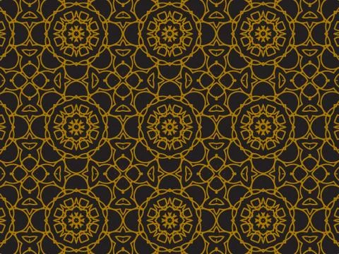 Pattern Gold Illustrazione stock