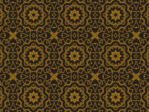Pattern Gold Stock Illustration