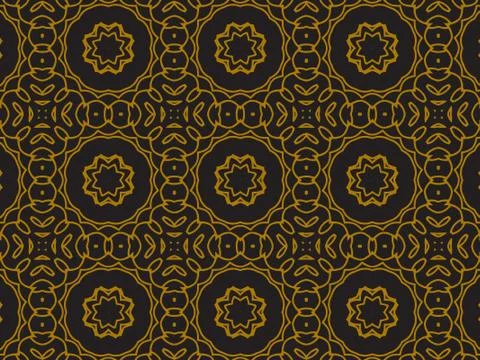 Pattern Gold Illustrazione stock