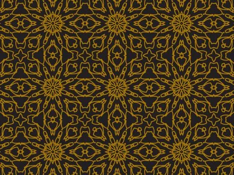 Pattern Gold Stock Illustration