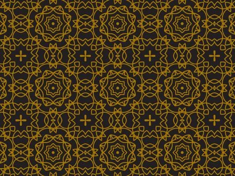 Pattern Gold Stock Illustration