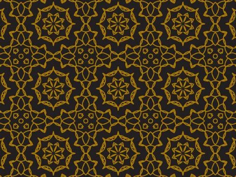 Pattern Gold Stock Illustration