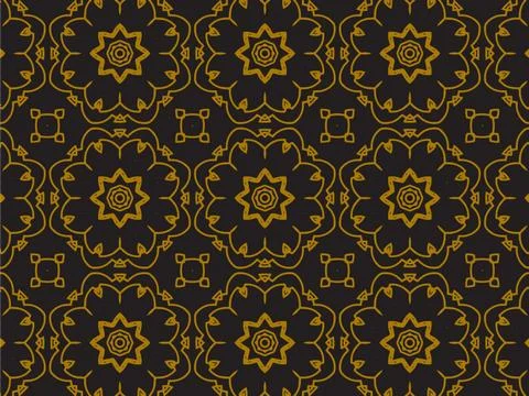 Pattern Gold Stock Illustration