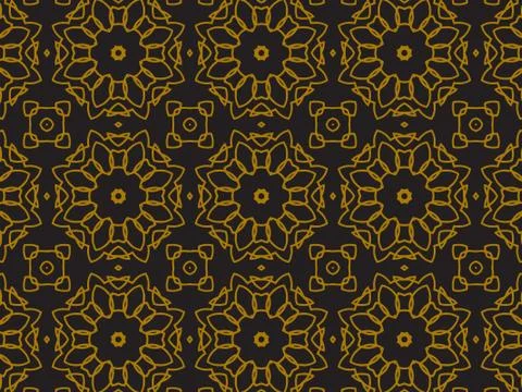 Pattern Gold Stock Illustration