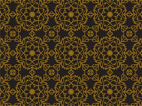 Pattern Gold Stock Illustration