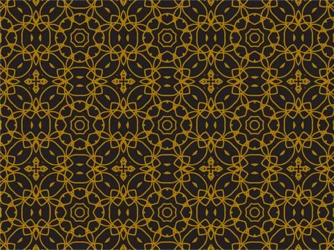 Pattern Gold Stock Illustration