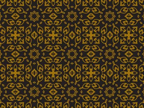 Pattern Gold Stock Illustration