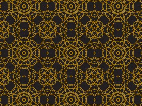 Pattern Gold Stock Illustration