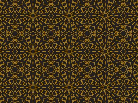 Pattern Gold Stock Illustration