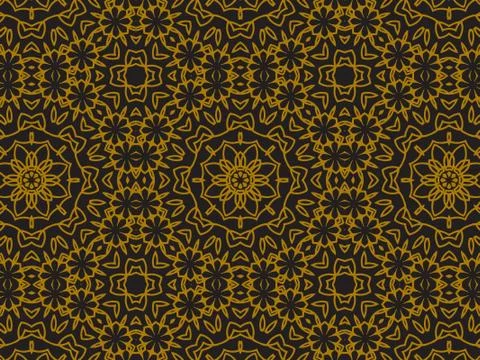 Pattern Gold Stock Illustration