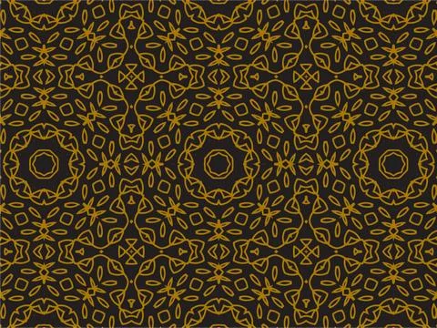 Pattern Gold Illustrazione stock
