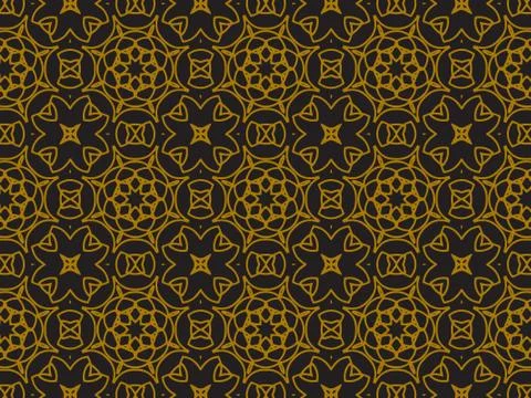 Pattern Gold Stock Illustration