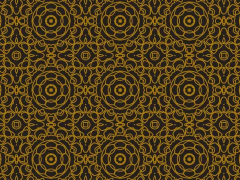 Pattern Gold Stock Illustration
