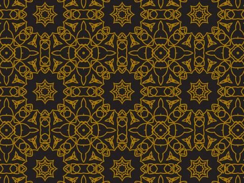 Pattern Gold Stock Illustration