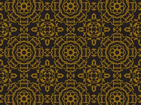 Pattern Gold Stock Illustration