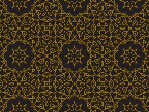 Pattern Gold Stock Illustration