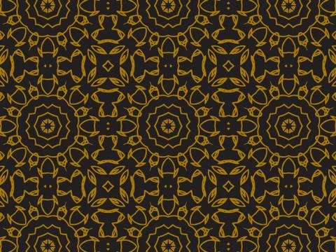 Pattern Gold Illustrazione stock