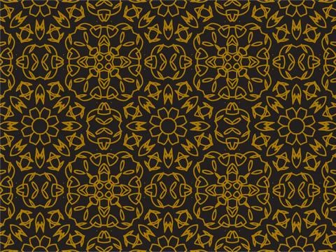 Pattern Gold Stock Illustration