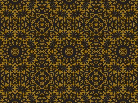 Pattern Gold Stock Illustration