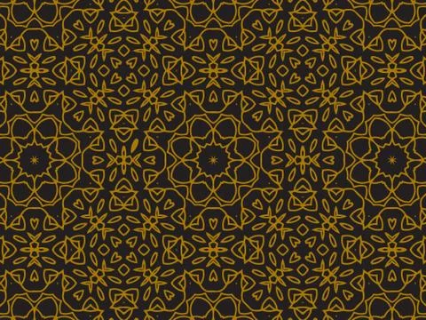 Pattern Gold Stock Illustration