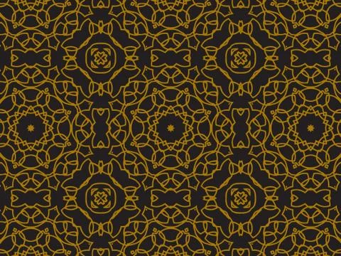 Pattern Gold Illustrazione stock