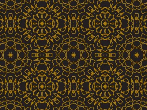 Pattern Gold Stock Illustration