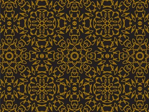 Pattern Gold Stock Illustration