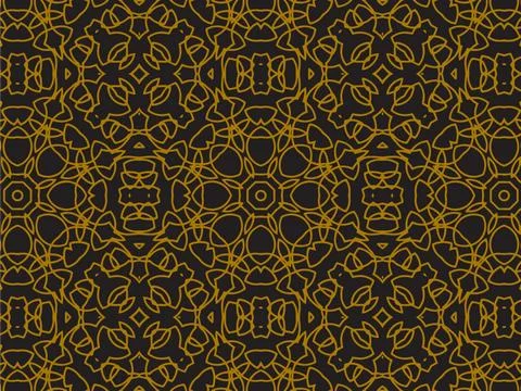 Pattern Gold Stock Illustration