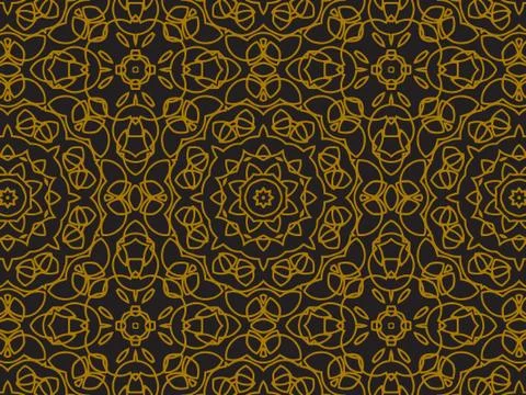 Pattern Gold Stock Illustration