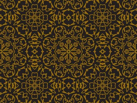 Pattern Gold Stock Illustration