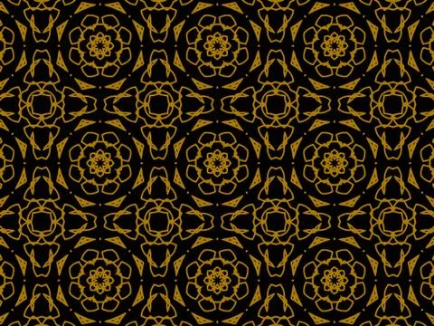 Pattern Gold Stock Illustration