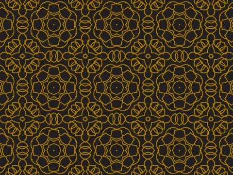 Pattern Gold Stock Illustration