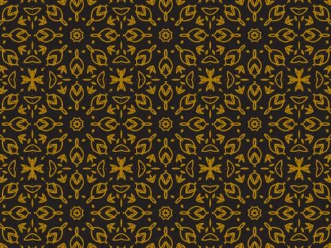 Pattern Gold Stock Illustration