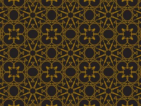 Pattern Gold Stock Illustration
