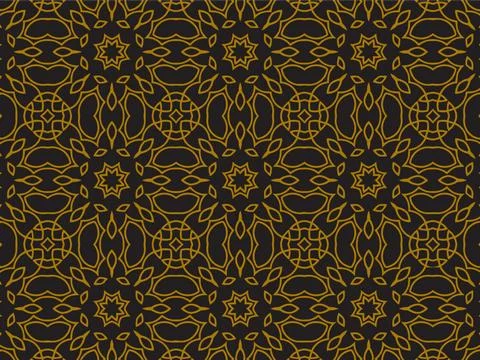 Pattern Gold Stock Illustration