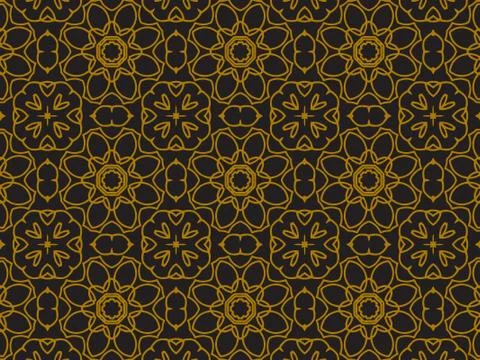 Pattern Gold Stock Illustration
