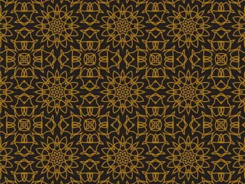 Pattern Gold Stock Illustration