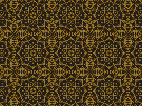 Pattern Gold Stock Illustration