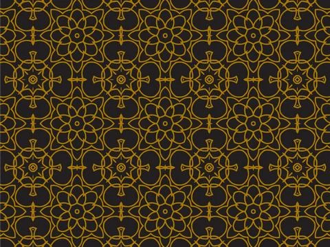 Pattern Gold Stock Illustration
