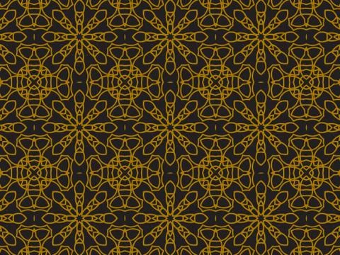 Pattern Gold Illustrazione stock
