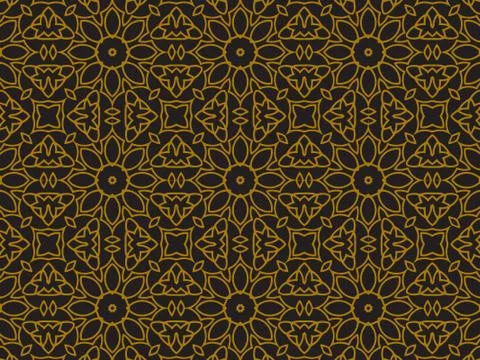 Pattern Gold Stock Illustration
