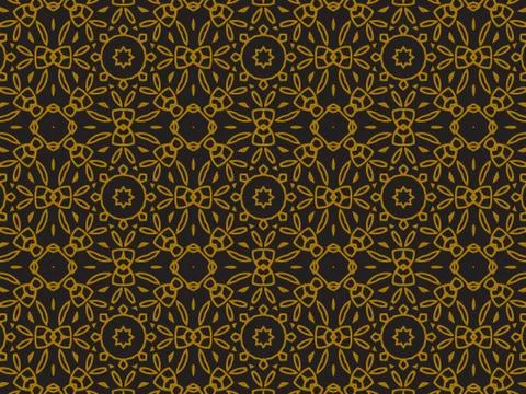 Pattern Gold Stock Illustration