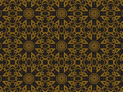 Pattern Gold Illustrazione stock